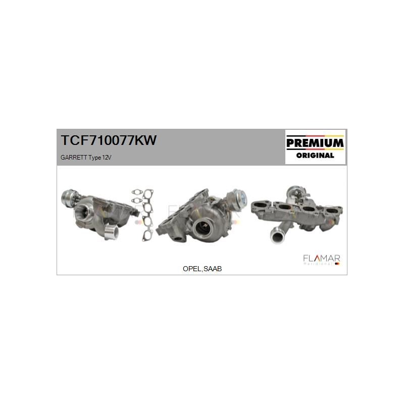 FLAMAR TCF710077KW Turbocompresor, sobrealimentación - 1