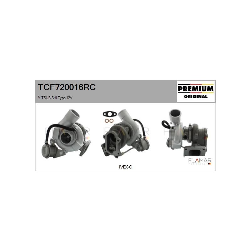 FLAMAR TCF720016RC Turbocompresor, sobrealimentación - 1