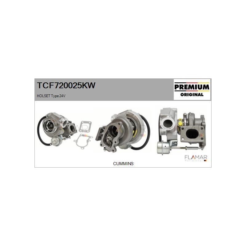 FLAMAR TCF720025KW Turbocompresor, sobrealimentación - 1