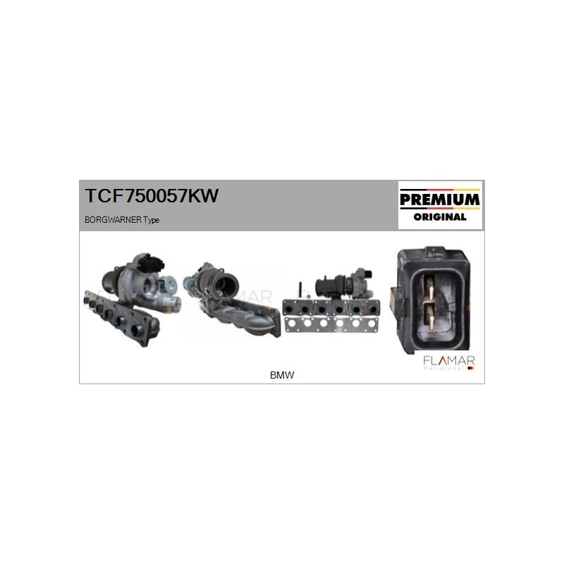 FLAMAR TCF750057KW Turbocompresor, sobrealimentación - 1