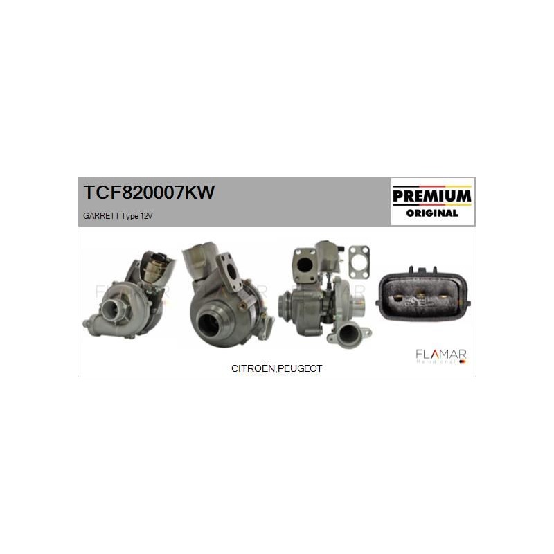 FLAMAR TCF820007KW Turbocompresor, sobrealimentación - 1
