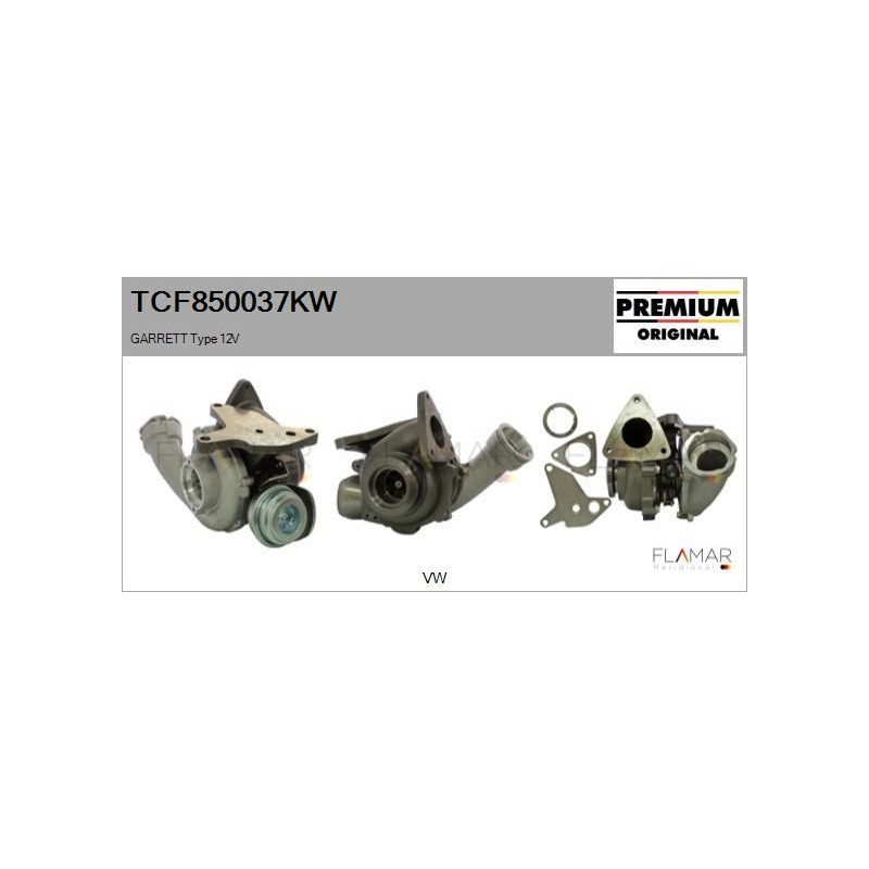 FLAMAR TCF850037KW Turbocompresor, sobrealimentación - 1