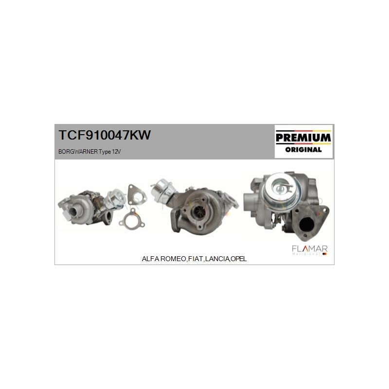 FLAMAR TCF910047KW Turbocompresor, sobrealimentación - 1