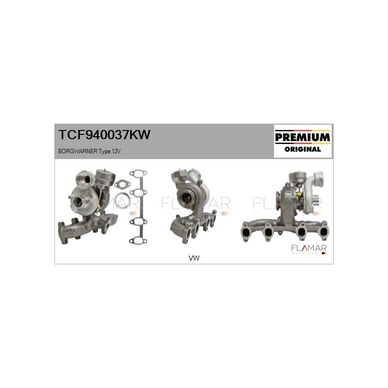 FLAMAR TCF940037KW Turbocompresor, sobrealimentación - 1