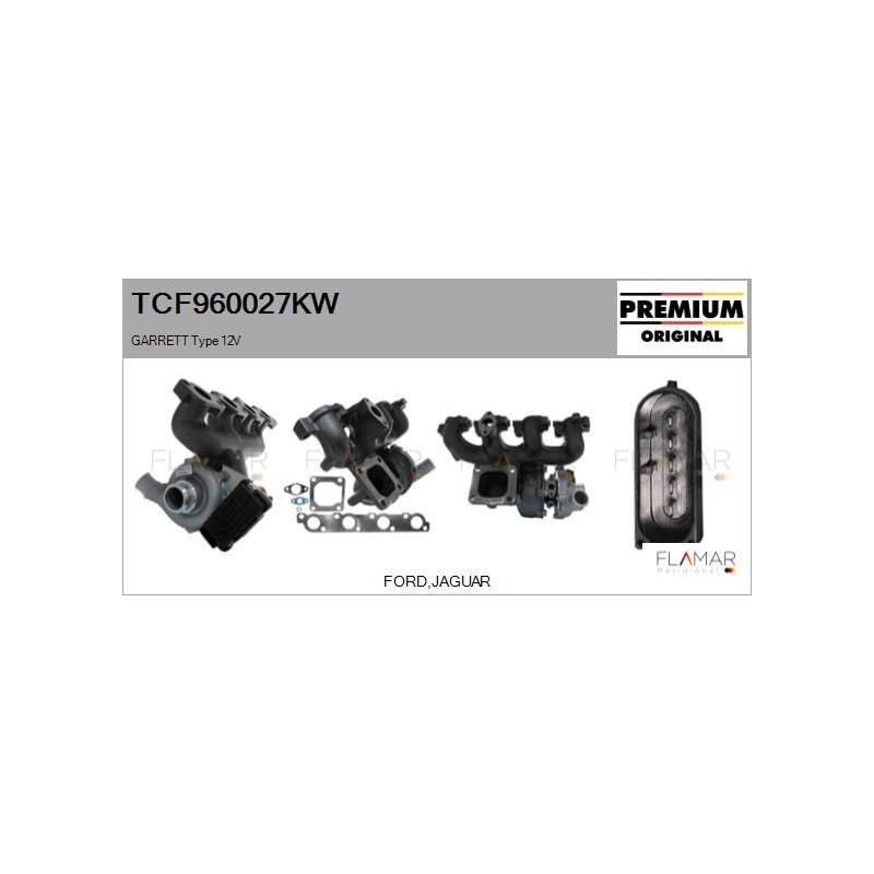 FLAMAR TCF960027KW Turbocompresor, sobrealimentación - 1