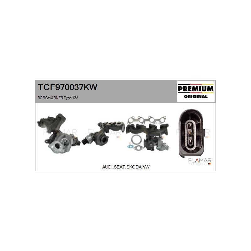 FLAMAR TCF970037KW Turbocompresor, sobrealimentación - 1