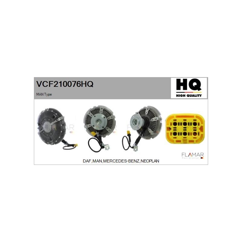 FLAMAR VCF210076HQ Embrague, ventilador del radiador - 1