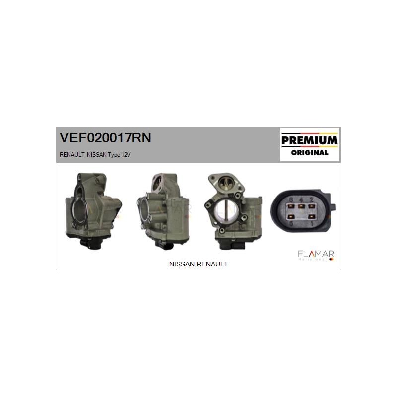 FLAMAR VEF020017RN Válvula EGR - 1