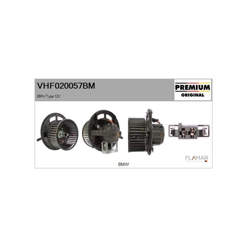 FLAMAR VHF020057BM Ventilador habitáculo - 1