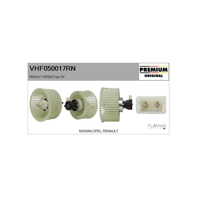 FLAMAR VHF050017RN Ventilador habitáculo - 1