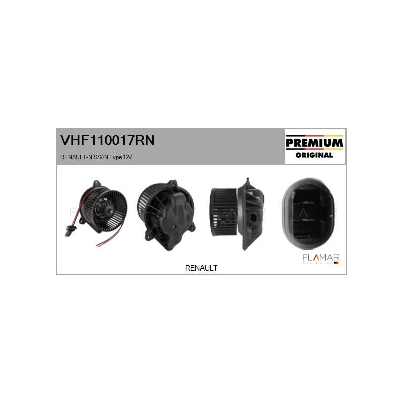 FLAMAR VHF110017RN Ventilador habitáculo - 1