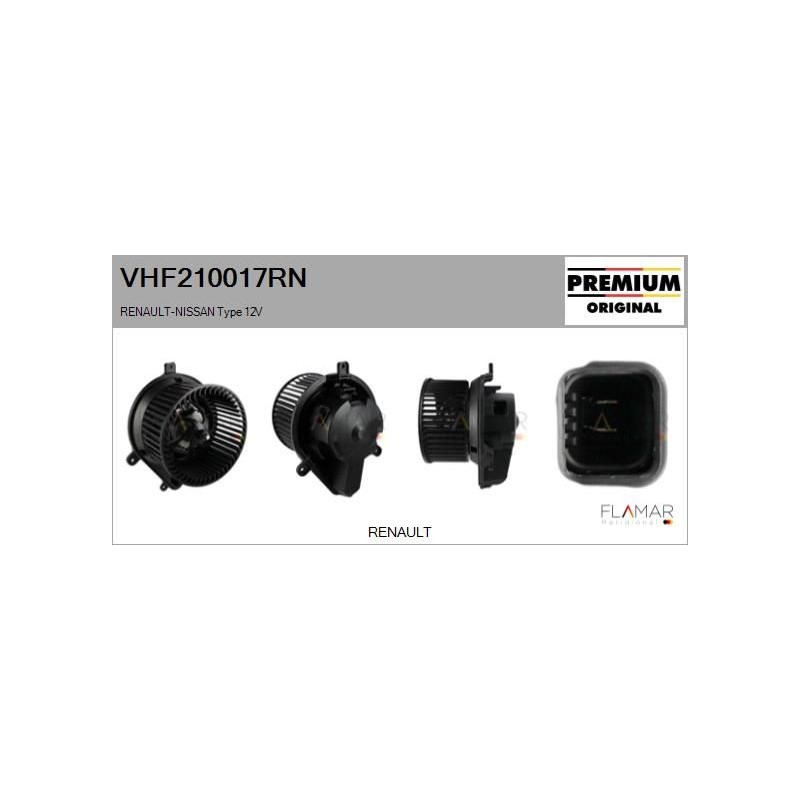 FLAMAR VHF210017RN Ventilador habitáculo - 1