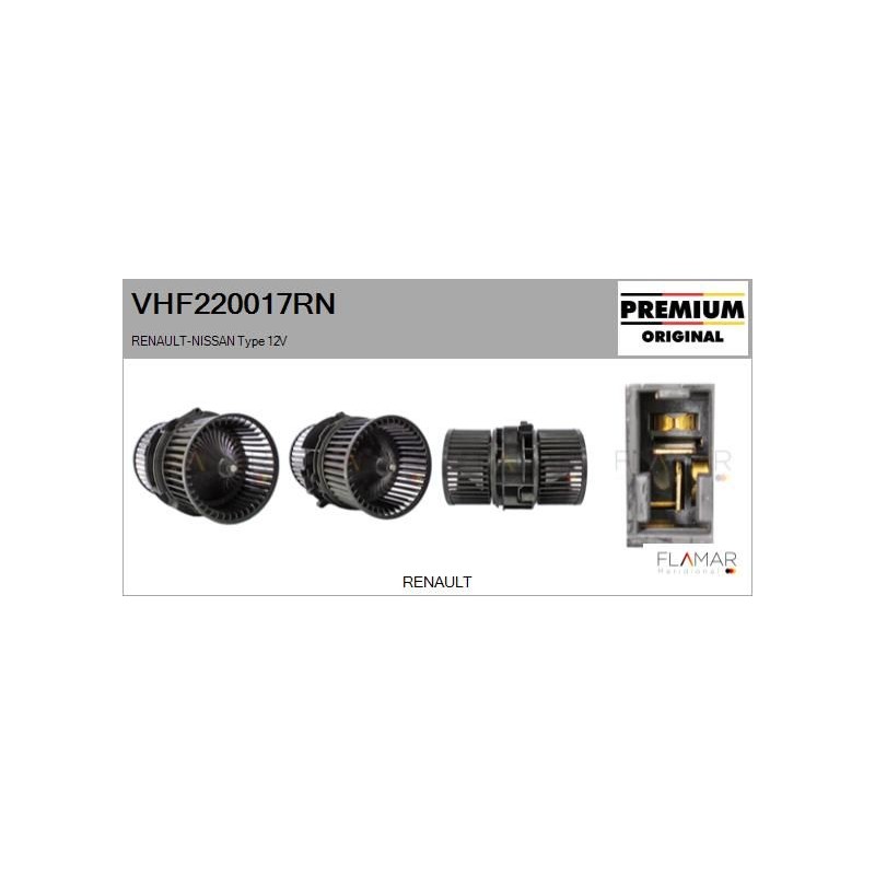 FLAMAR VHF220017RN Ventilador habitáculo - 1