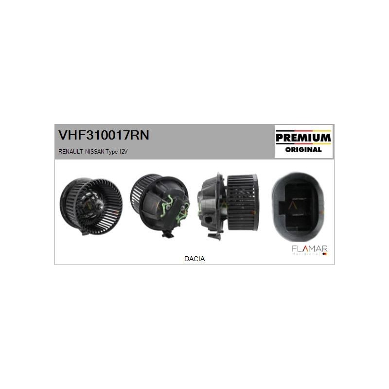 FLAMAR VHF310017RN Ventilador habitáculo - 1