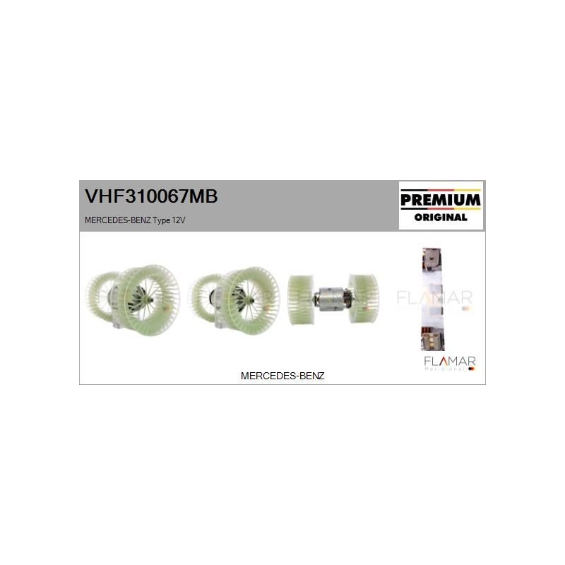 FLAMAR VHF310067MB Ventilador habitáculo - 1