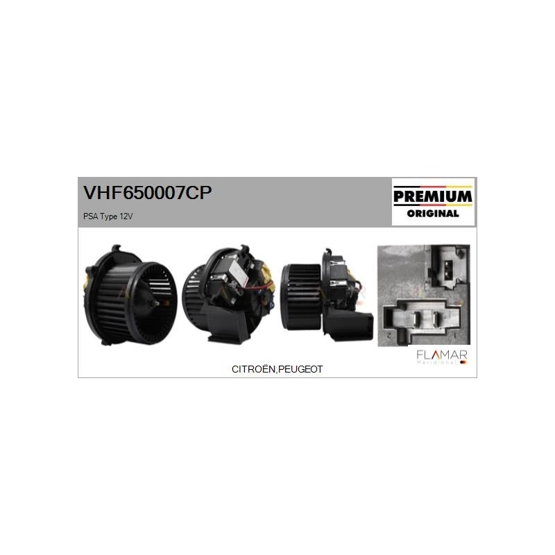FLAMAR VHF650007CP Ventilador habitáculo - 1