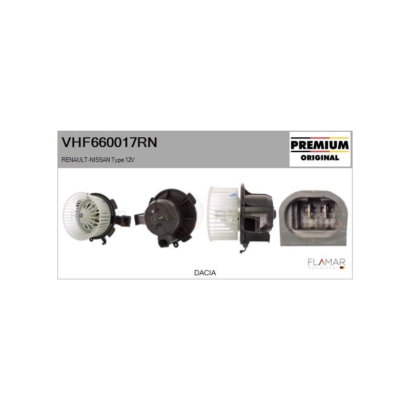 FLAMAR VHF660017RN Ventilador habitáculo - 1