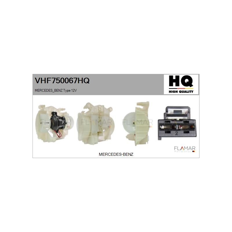 FLAMAR VHF750067HQ Ventilador habitáculo - 1