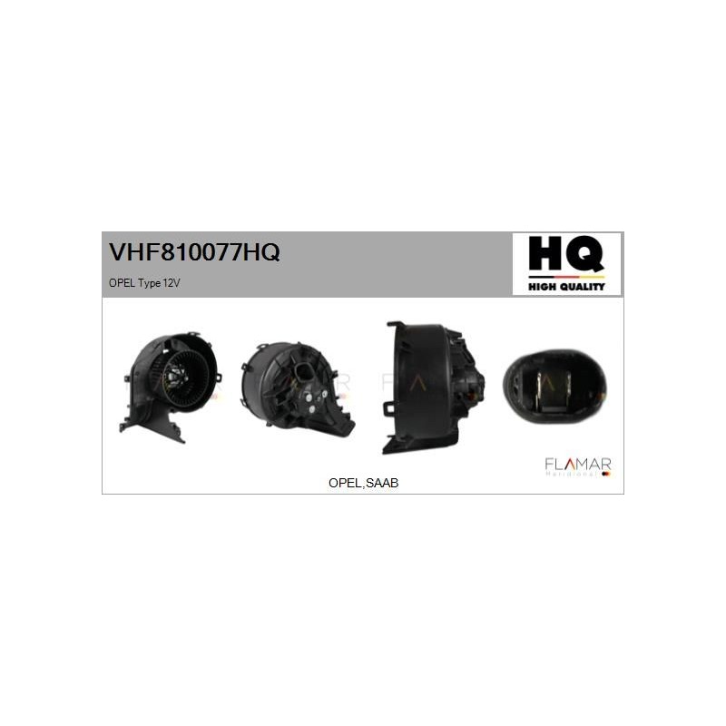 FLAMAR VHF810077HQ Ventilador habitáculo - 1
