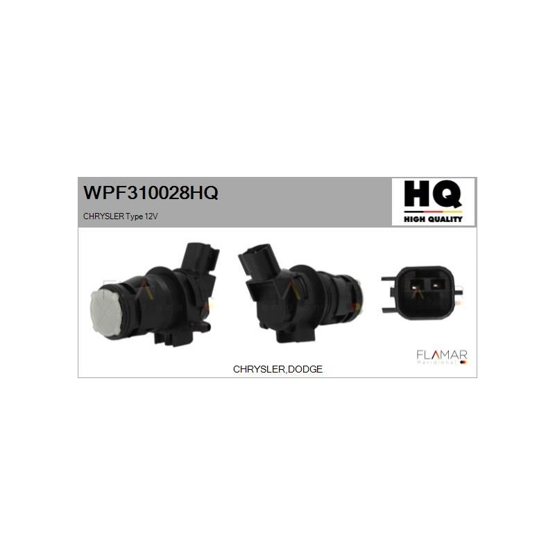 FLAMAR WPF310028HQ Bomba de agua de lavado, lavado de parabrisas - 1