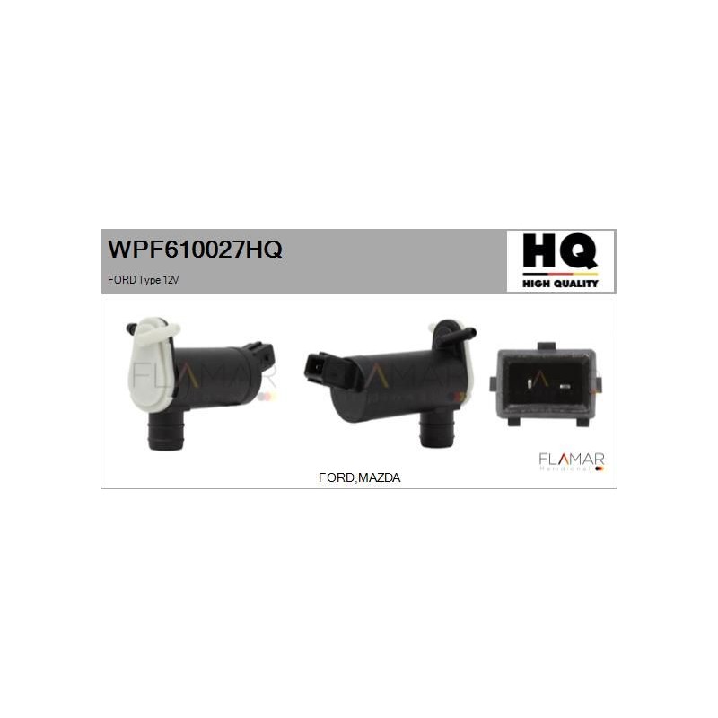 FLAMAR WPF610027HQ Bomba de agua de lavado, lavado de parabrisas - 1