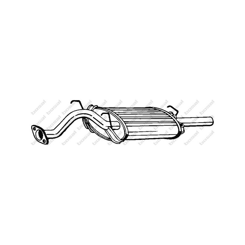 VAUNER 112.HD33157 Silenciador posterior - 1