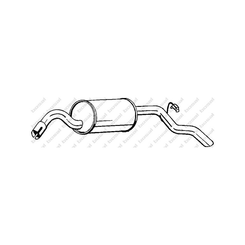 VAUNER 112.FD30018 Silenciador posterior - 1