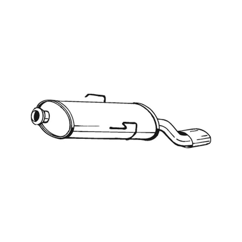VAUNER 112.CT15407 Silenciador posterior - 1