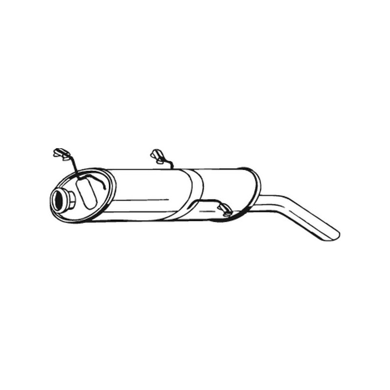VAUNER 112.CT15096 Silenciador posterior - 1