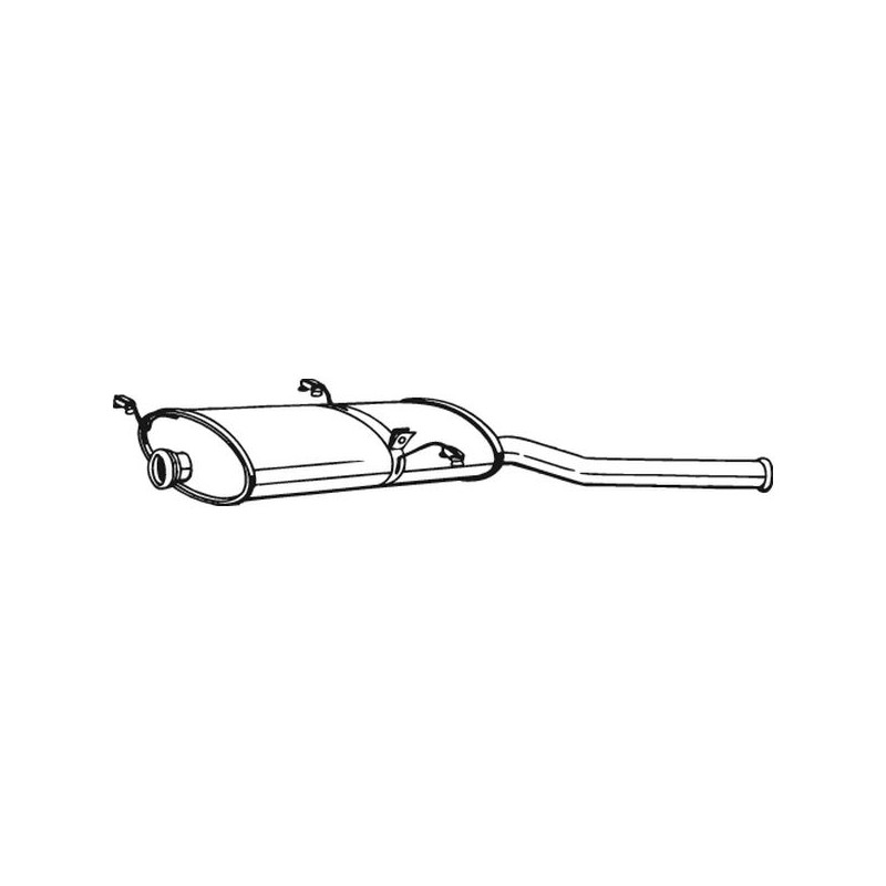 VAUNER 112.CT15435 Silenciador posterior - 1
