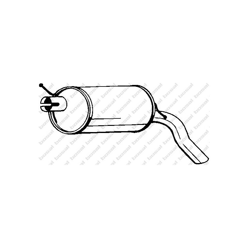 VAUNER 112.FD30499 Silenciador posterior - 1