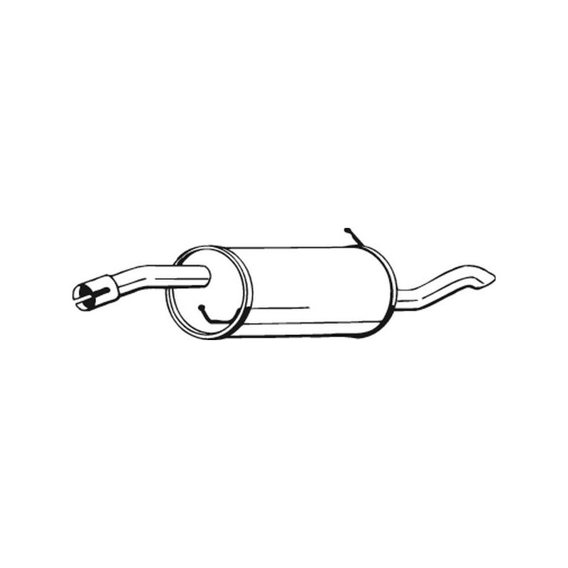 VAUNER 112.FD30589 Silenciador posterior - 1