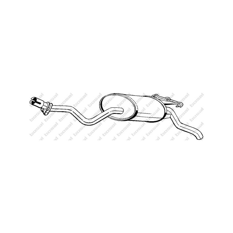 VAUNER 112.ME50009 Silenciador posterior - 1