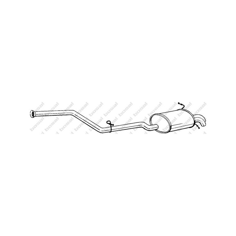 VAUNER 112.ME50201 Silenciador posterior - 1