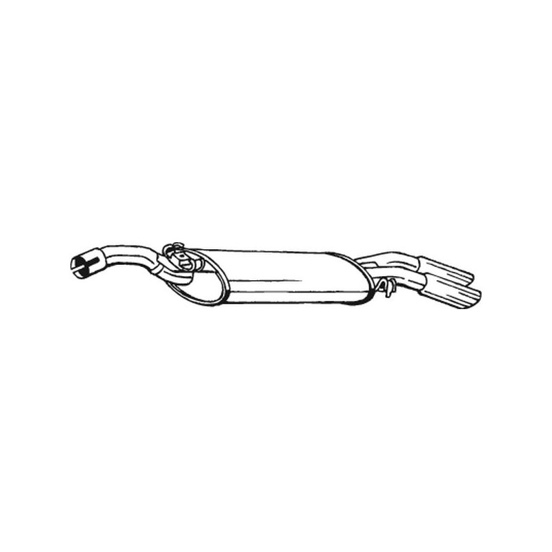 VAUNER 112.VW80094 Silenciador posterior - 1