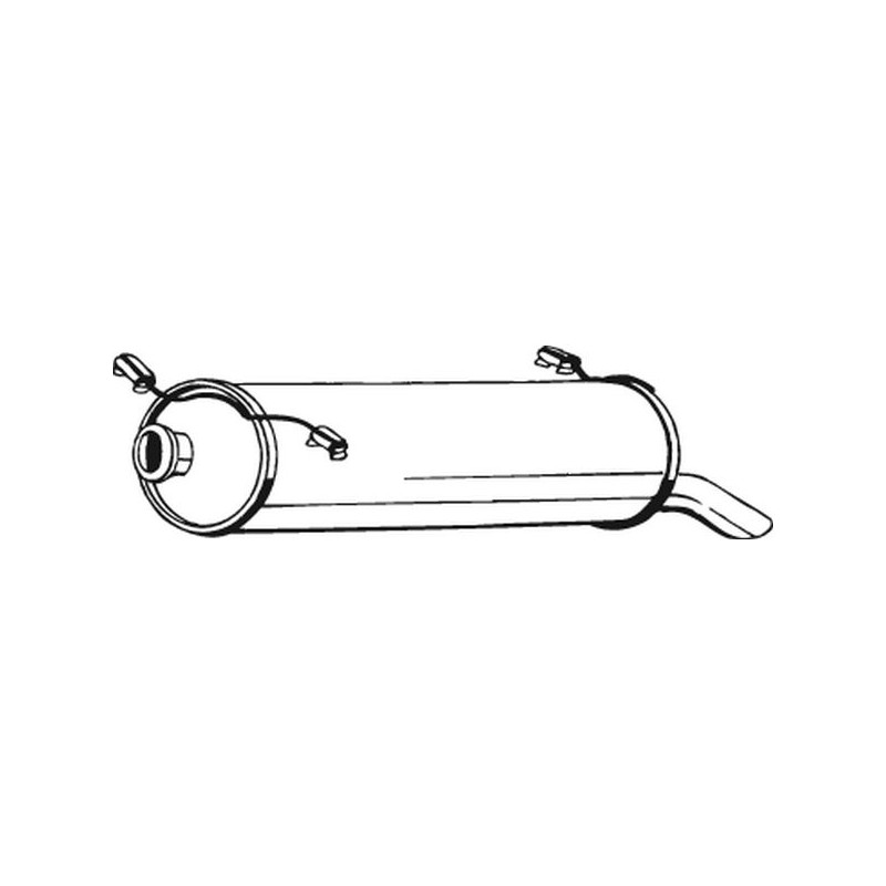 VAUNER 112.CT15130 Silenciador posterior - 1
