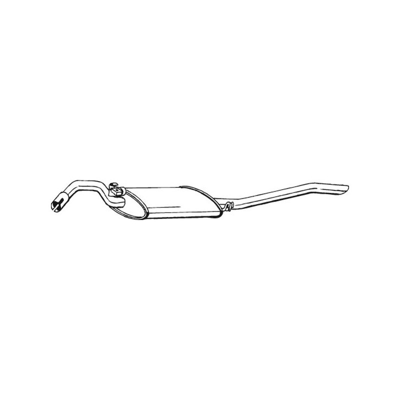 VAUNER 112.ST63050 Silenciador posterior - 1
