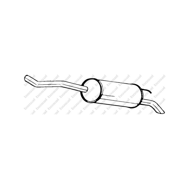 VAUNER 112.CT15008 Silenciador posterior - 1