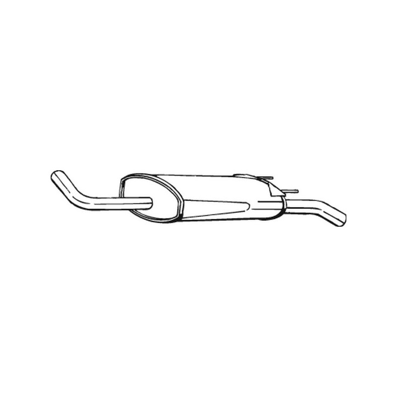 VAUNER 112.CT15012 Silenciador posterior - 1