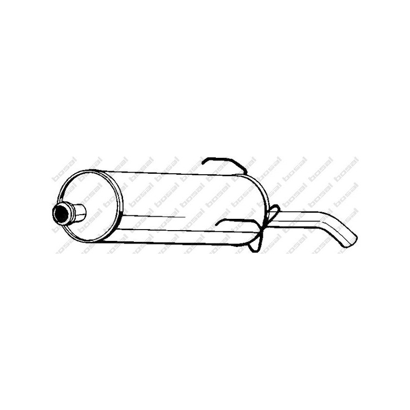 VAUNER 112.CT15128 Silenciador posterior - 1