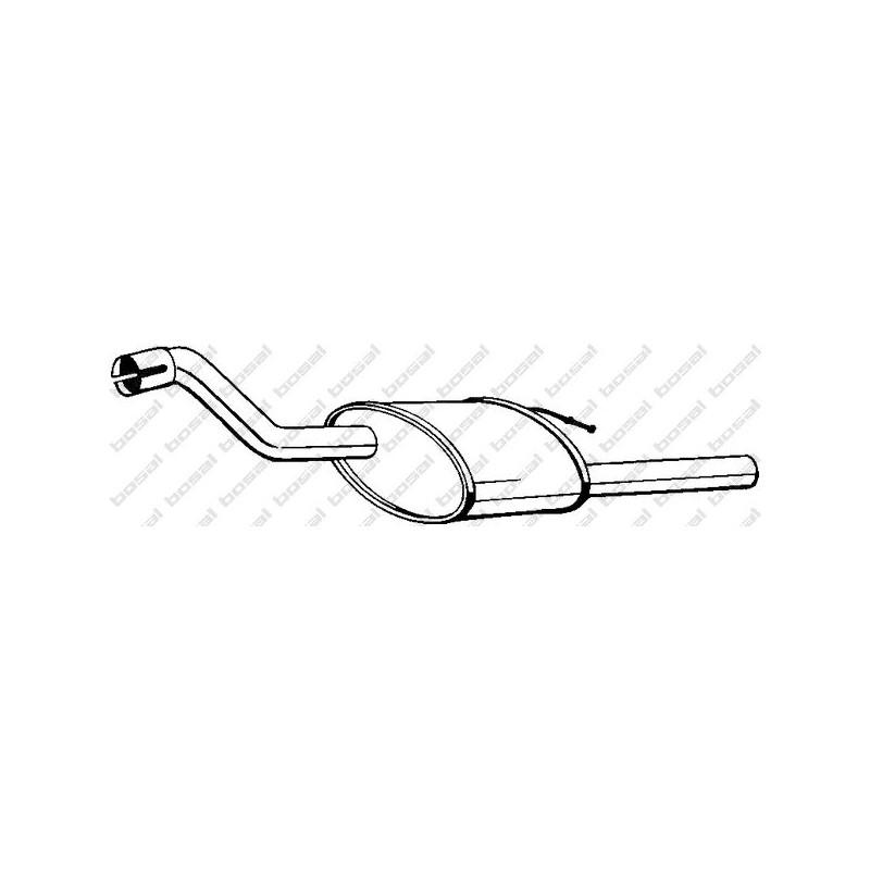 VAUNER 112.FD30460 Silenciador posterior - 1