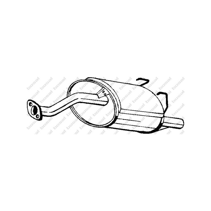 VAUNER 112.HD33027 Silenciador posterior - 1