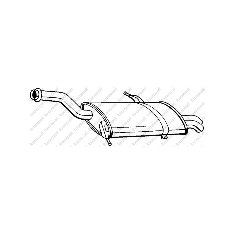 VAUNER 112.CT15032 Silenciador posterior - 1