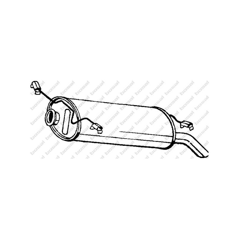 VAUNER 112.CT15416 Silenciador posterior - 1