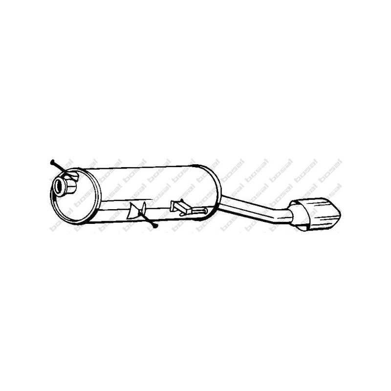 VAUNER 112.PG45722 Silenciador posterior - 1