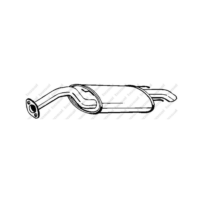 VAUNER 112.TY70058 Silenciador posterior - 1