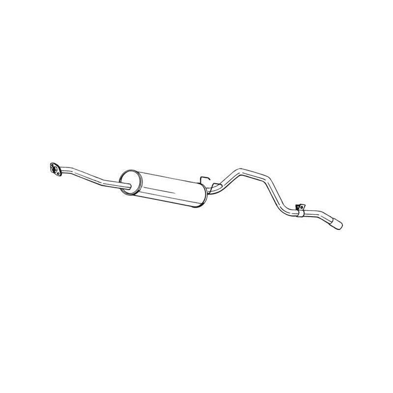 VAUNER 112.TY70224 Silenciador posterior - 1
