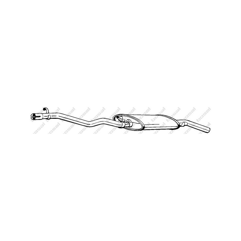 VAUNER 112.VW80114 Silenciador posterior - 1