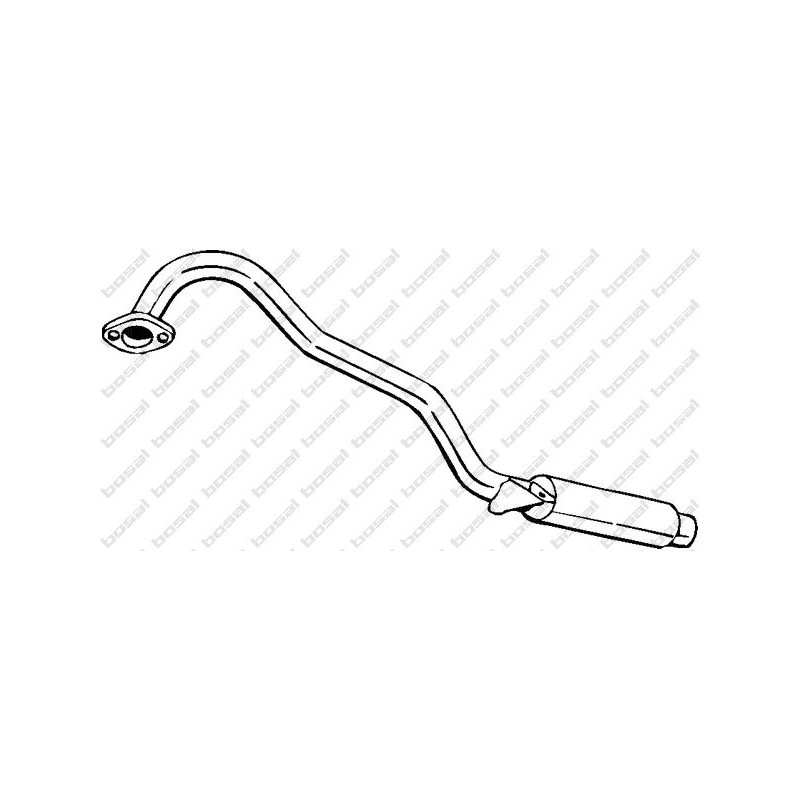 VAUNER 112.FD30624 Silenciador posterior - 1