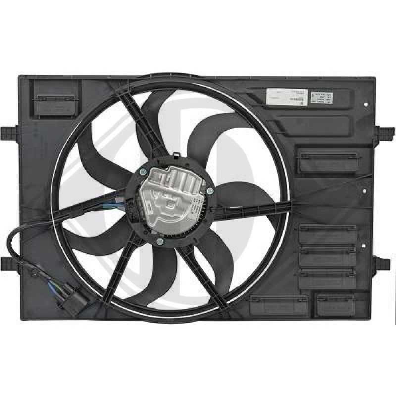 DIEDERICHS DCL1301 Ventilador, refrigeración del motor